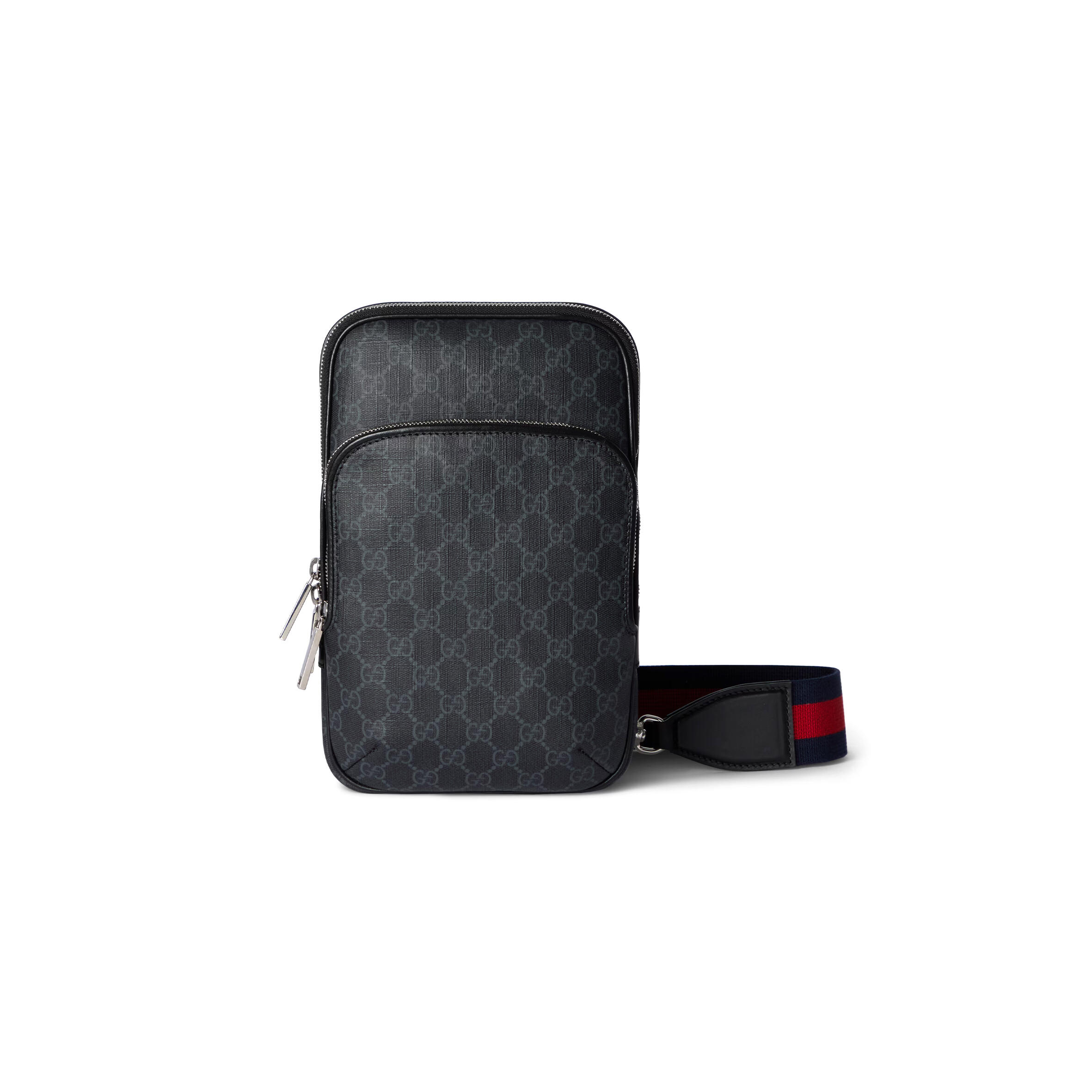 G*u*i gg black small slingbag 822073 (17.5*7*6cm)